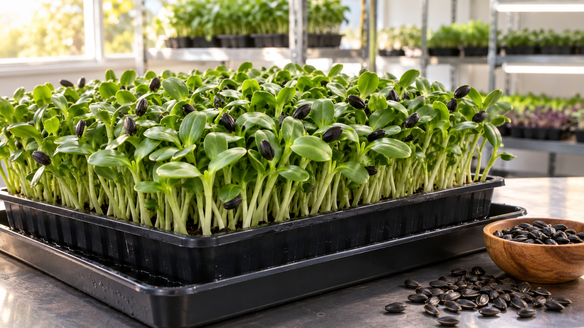 How to Grow Sunflower Microgreens Successfully