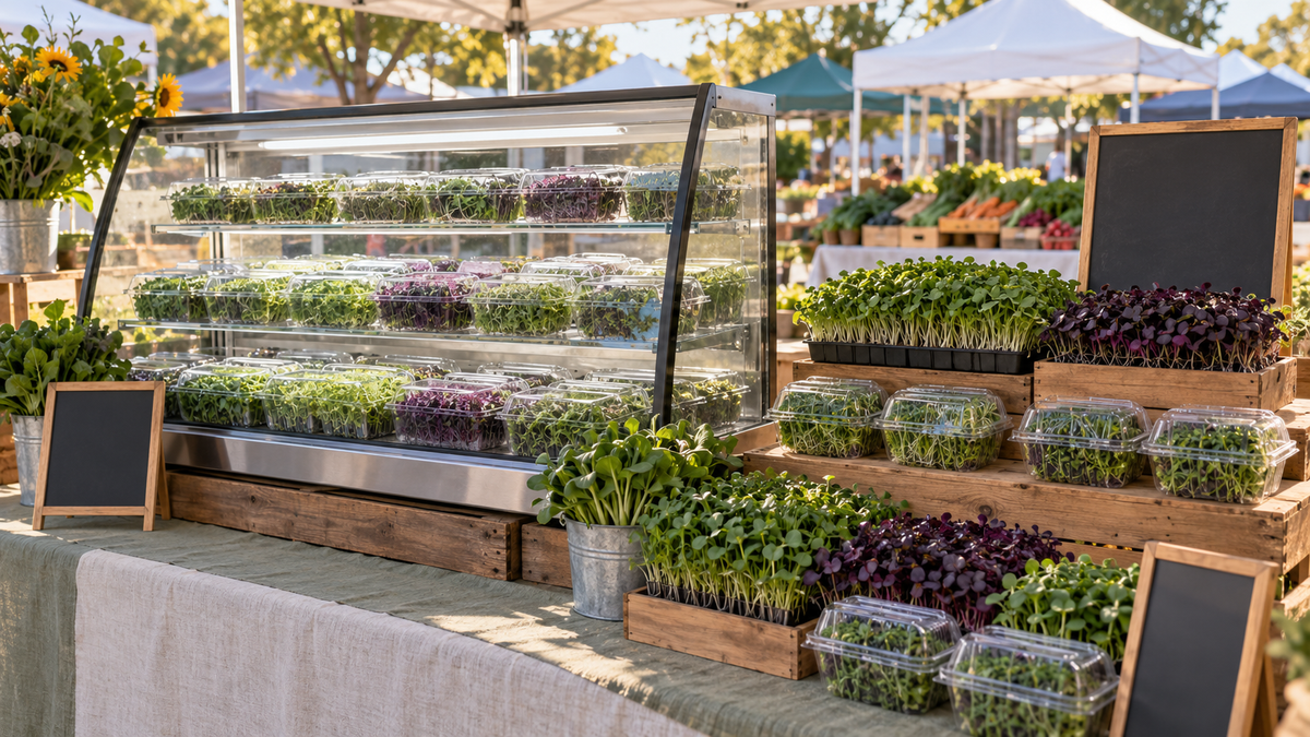 How to Sell Microgreens at a Farmers Market