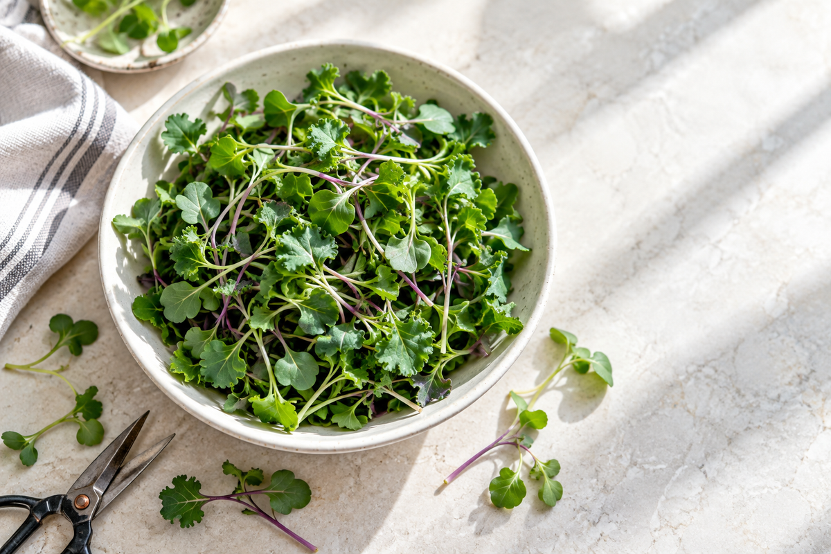 How to Grow Kale Microgreens: A Beginner-Friendly Guide