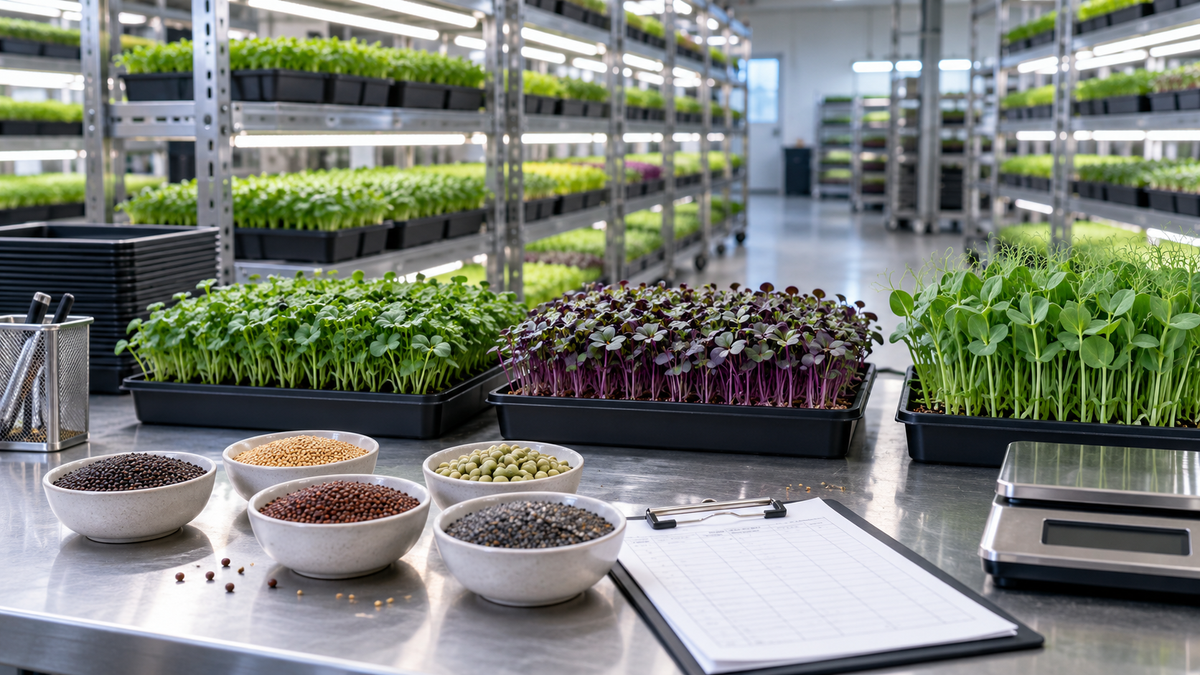 How to Choose Microgreen Seeds for Commercial Growing