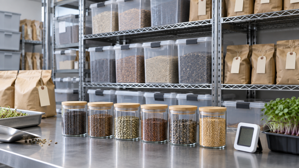 How to Store Microgreen Seeds for Better Germination