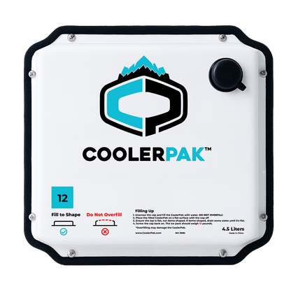 CoolerPak 12lb Ice Block Pack - Reusable Ice Pack for Coolers