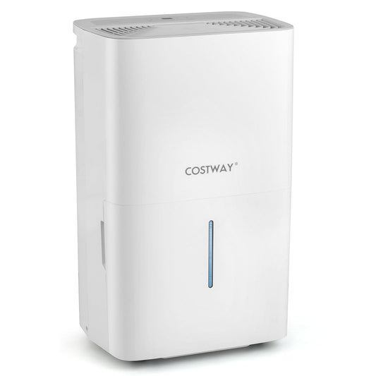 65 Pints Dehumidifier with 24H Timer and LED Display-White