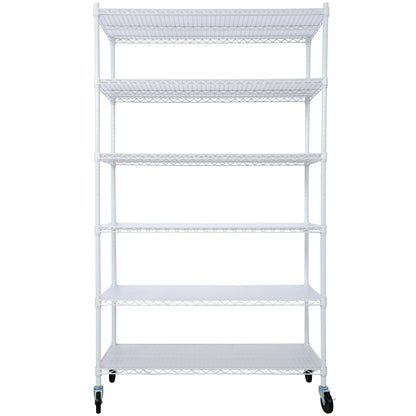 6 Tier 6000lbs Capacity NSF Metal Shelf Wire Shelving Unit