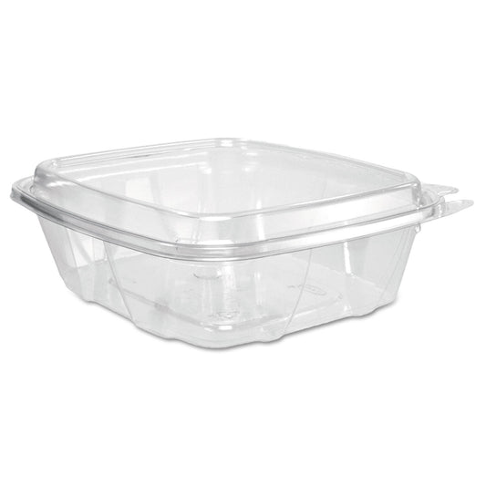 Dart ClearPac SafeSeal Tamper-Resistant/Evident Containers, Domed Lid, 24 oz, 6.4 x 2.3 x 7.1, Clear, Plastic, 100/Bag, 2 Bags/CT