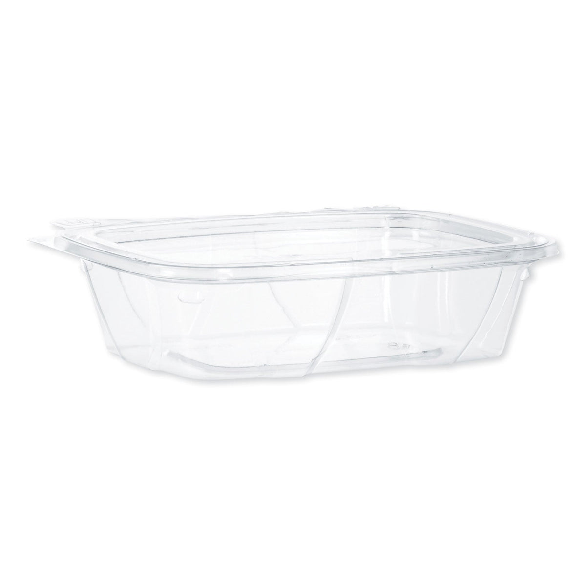 Dart ClearPac SafeSeal Tamper-Resistant, Tamper-Evident Containers, Tall, Flat Lid, 20 oz, 5.7 x 7.3 x 1.8, Clear, Plastic, 200/CT