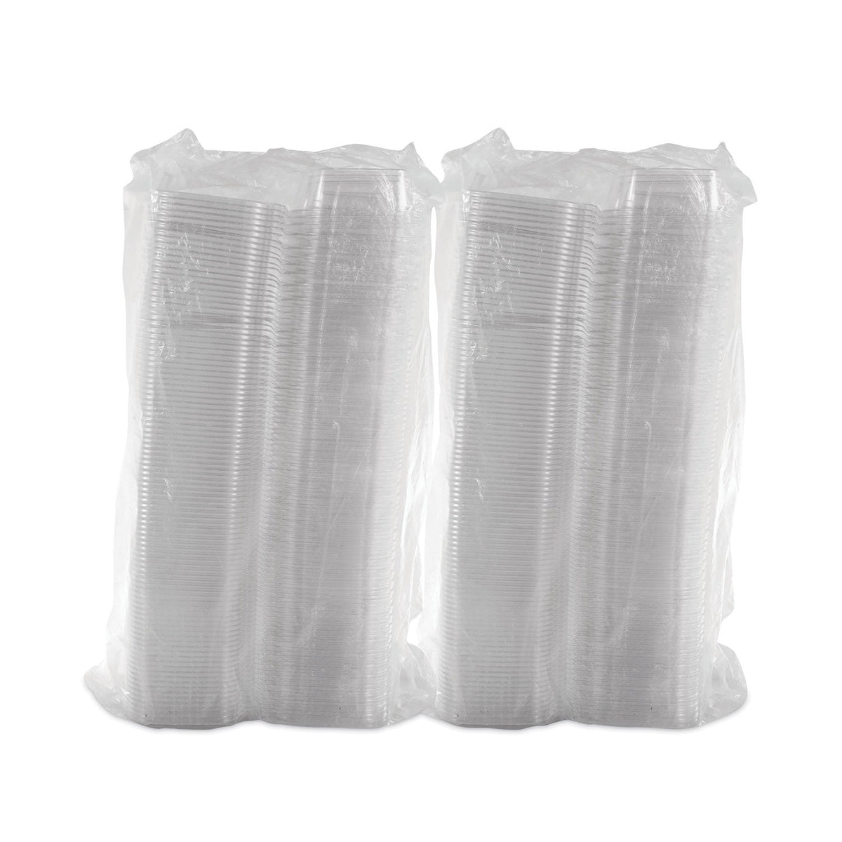 Dart ClearPac SafeSeal Tamper-Resistant, Tamper-Evident Containers, Tall, Flat Lid, 20 oz, 5.7 x 7.3 x 1.8, Clear, Plastic, 200/CT