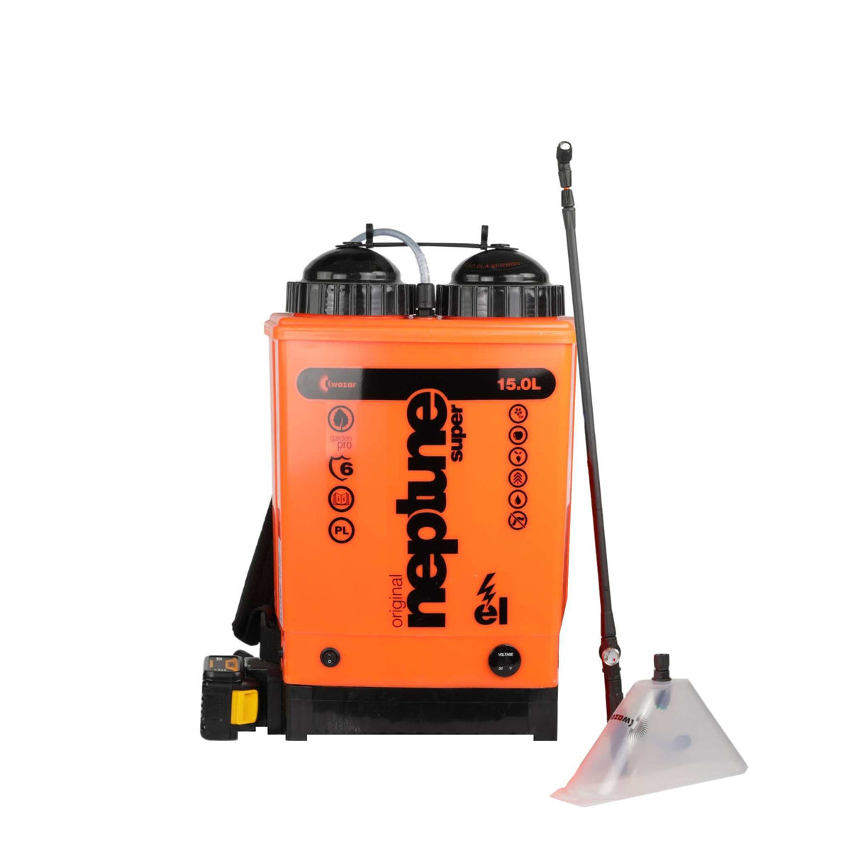 Kwazar Neptune Commercial 15L Backpack Sprayer