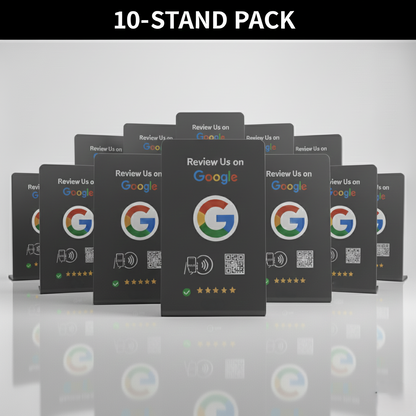 Google Review Stand - NFC & QR Code, Tap To Review System