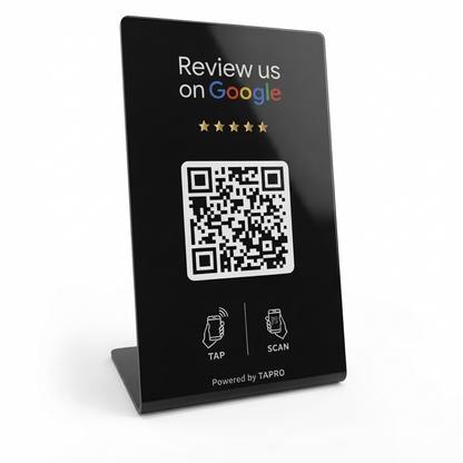 Google Review Stand - NFC & QR Code, Tap To Review System