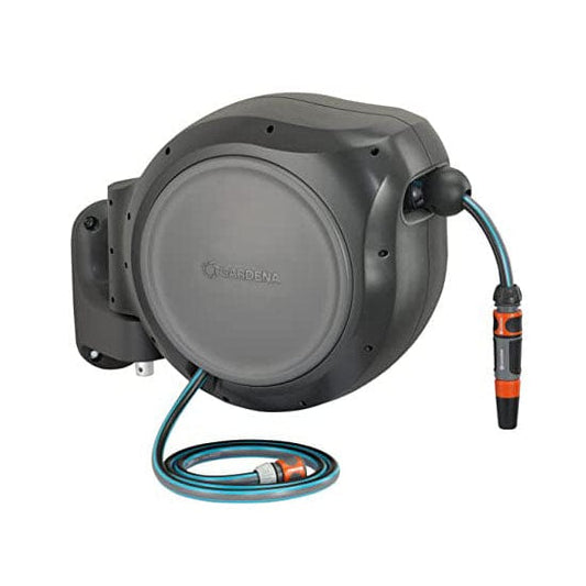 Retractable Hose Reel RollUp 100 ft. Auto retracting & ready-to-use