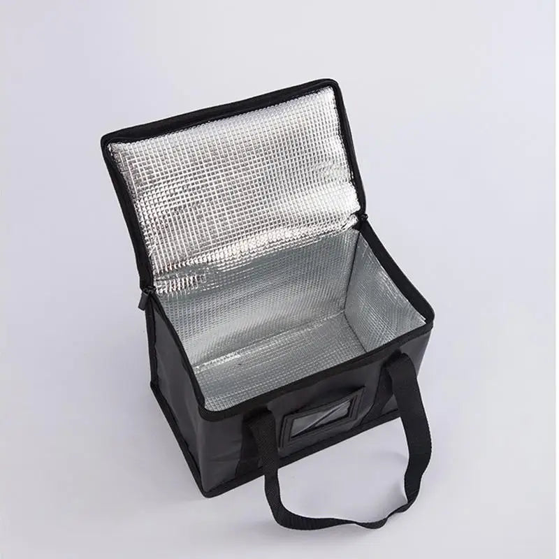 70L Insulated Thermal Cooler Bag Insulation To Keep Cold Large Capacity Portable Lunch Bag Zip Picnic Camping Tin Foil Food Bag