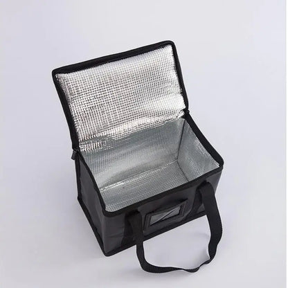 70L Insulated Thermal Cooler Bag Insulation To Keep Cold Large Capacity Portable Lunch Bag Zip Picnic Camping Tin Foil Food Bag