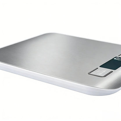 Digital Kitchen Scale 10/5kg-1g LED Display Stainless Steel Panel Electronic Scales for Home Food Snacks Weighing Baking Tools