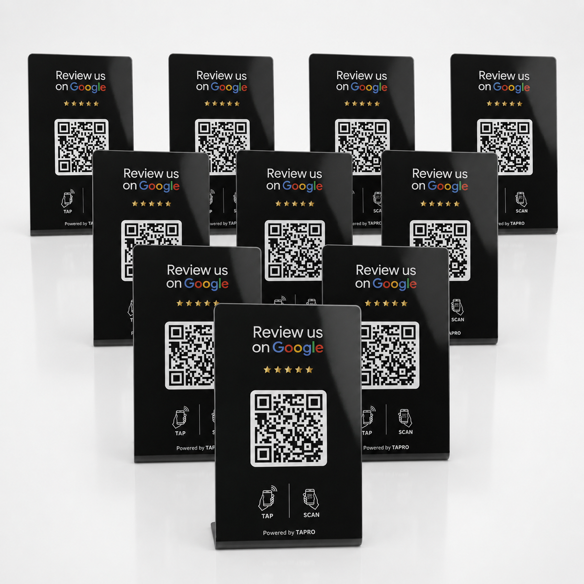 Google Review Stand - NFC & QR Code, Tap To Review System