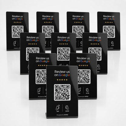 Google Review Stand - NFC & QR Code, Tap To Review System