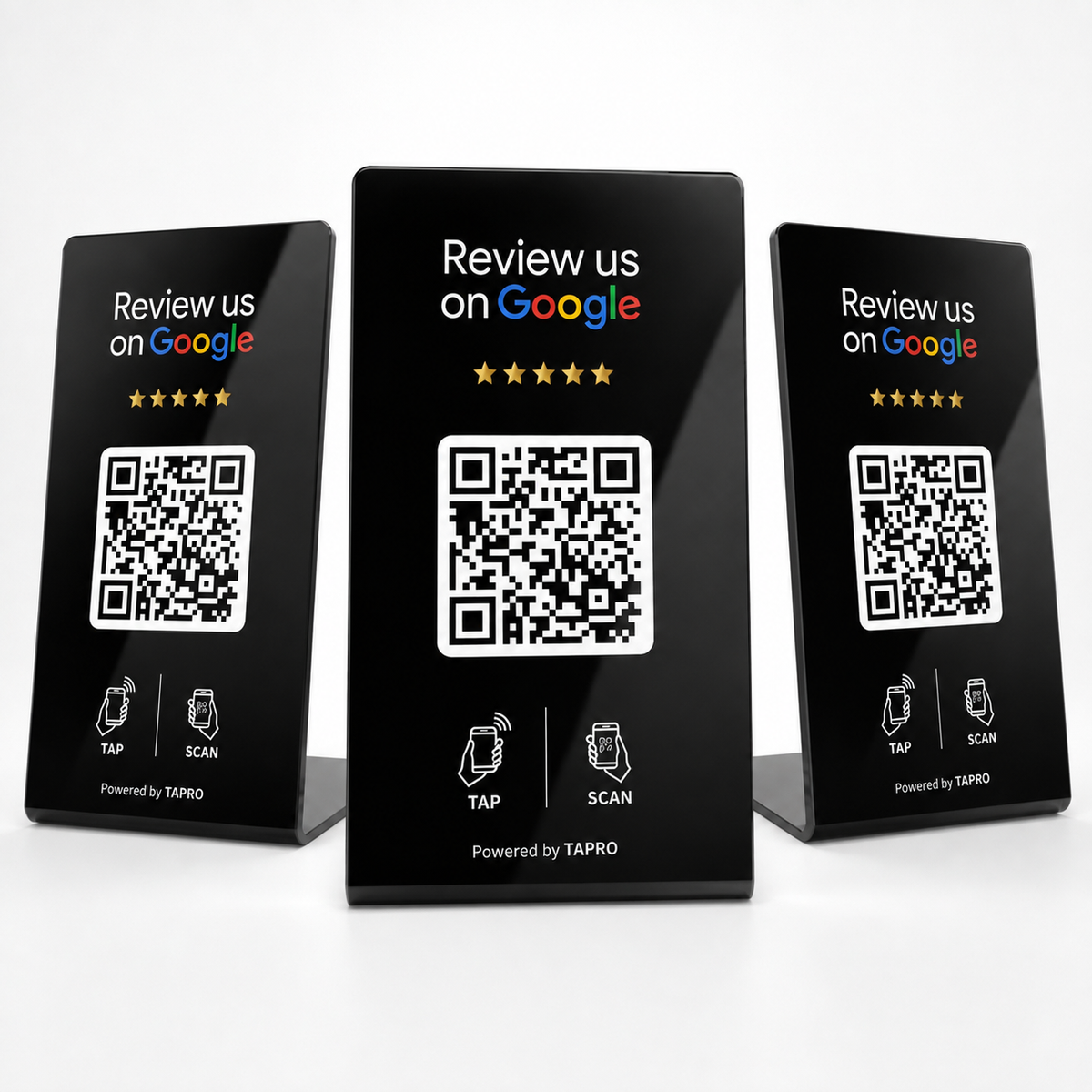 Google Review Stand - NFC & QR Code, Tap To Review System