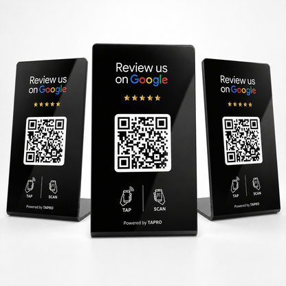 Google Review Stand - NFC & QR Code, Tap To Review System