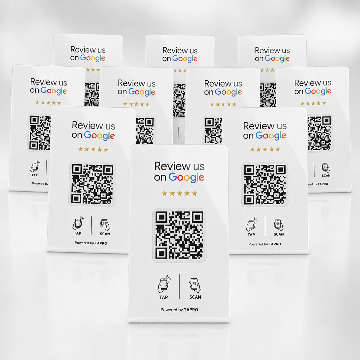 Google Review Stand - NFC & QR Code, Tap To Review System