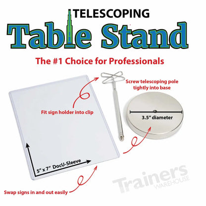 Telescoping Table Stand